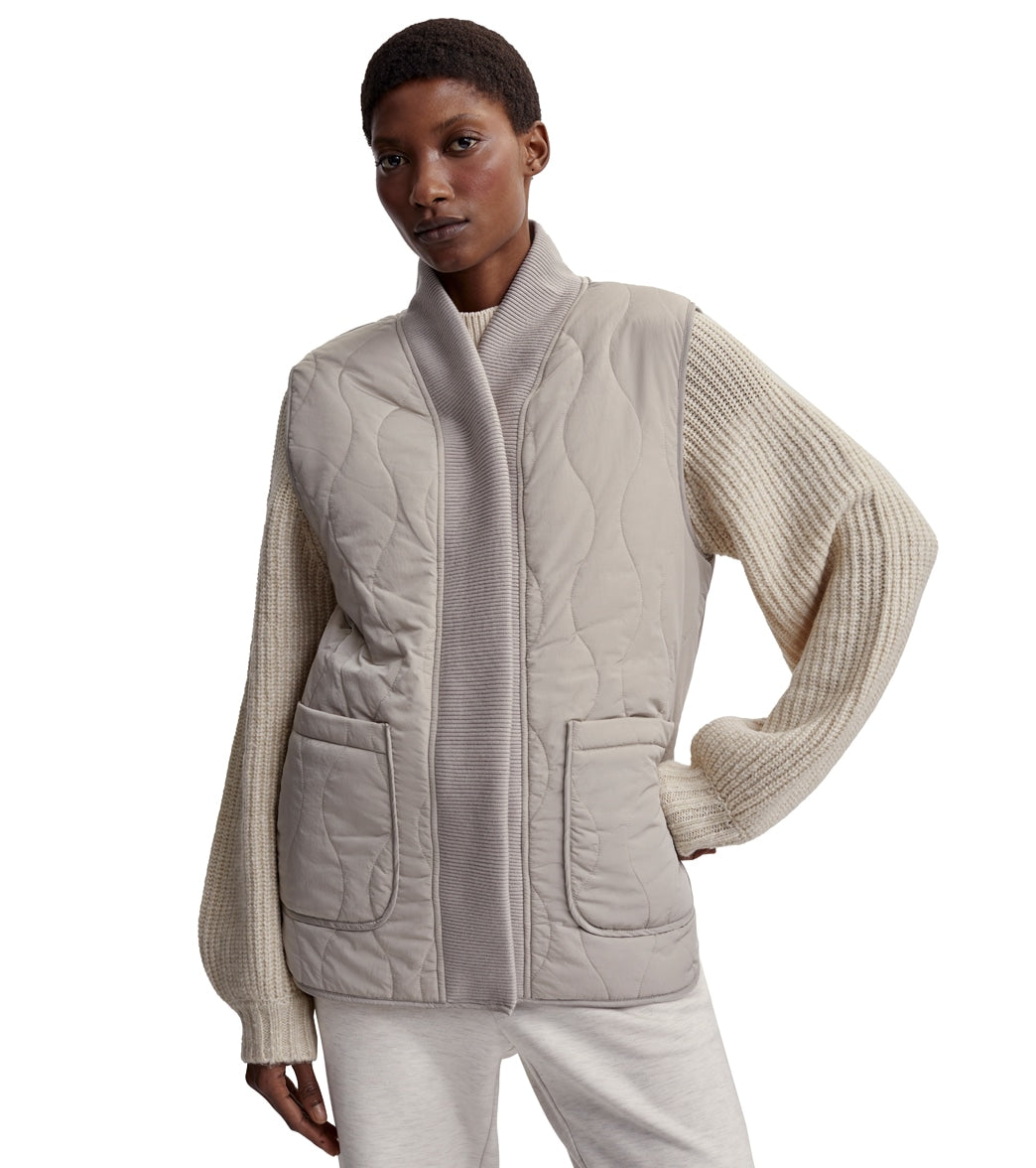 Varley Covey Reversible Quilt Gilet at EverydayYoga.com - Free