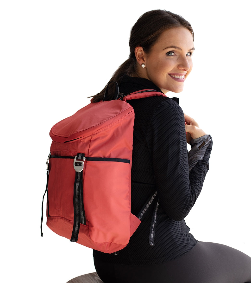 backpack for traveling with yoga mat Aruna Project Sonu Backpack at EverydayYoga.com