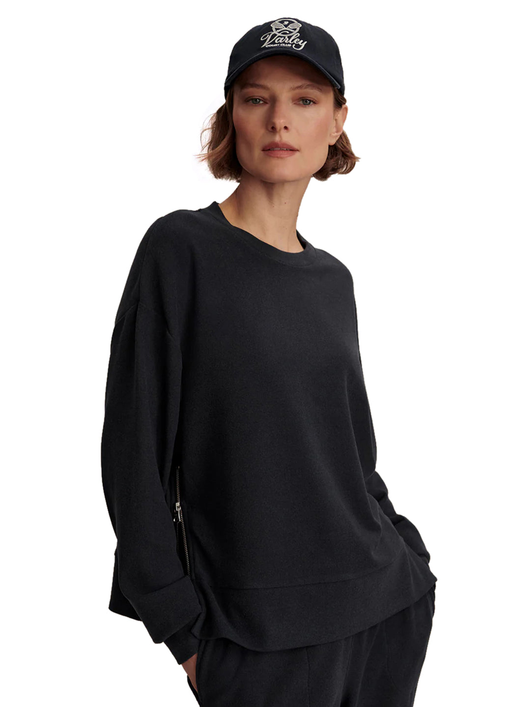 Varley Horton Side Zip Midlayer at EverydayYoga.com - Free Shipping
