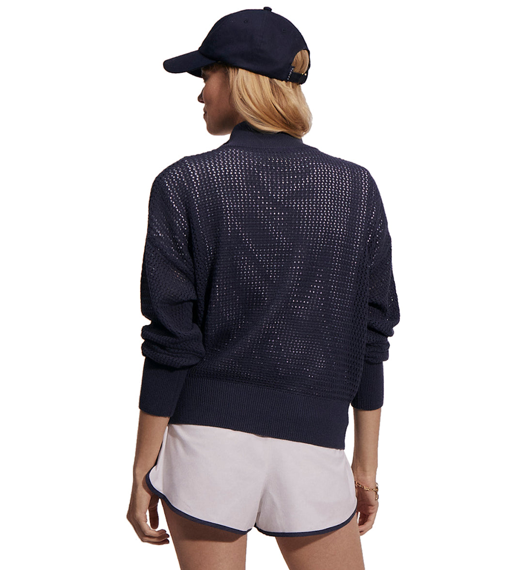 Varley Aurora Half Zip Knit Pullover at YogaOutlet.com - Free