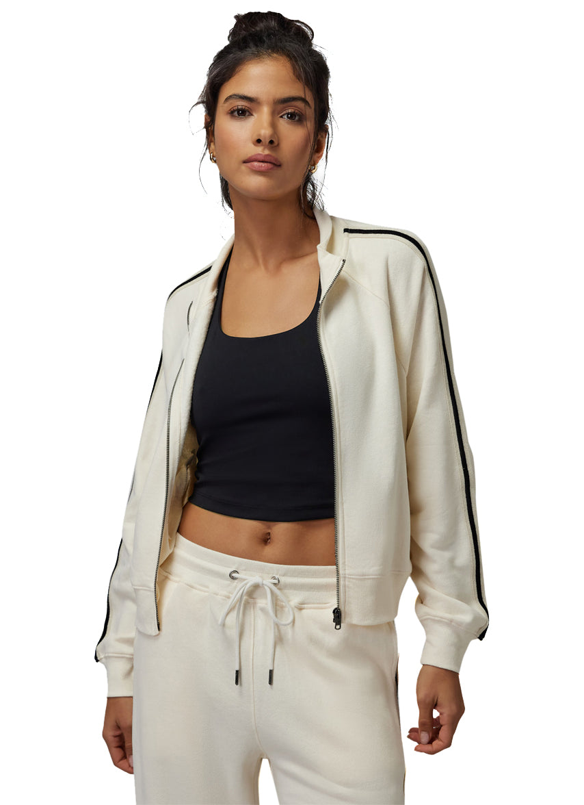 Spiritual Gangster Ruby Bomber Jacket - Main Image