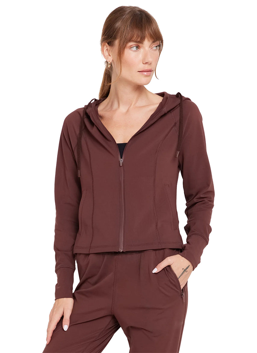 Spiritual Gangster Warm Core Zip Hood Jacket