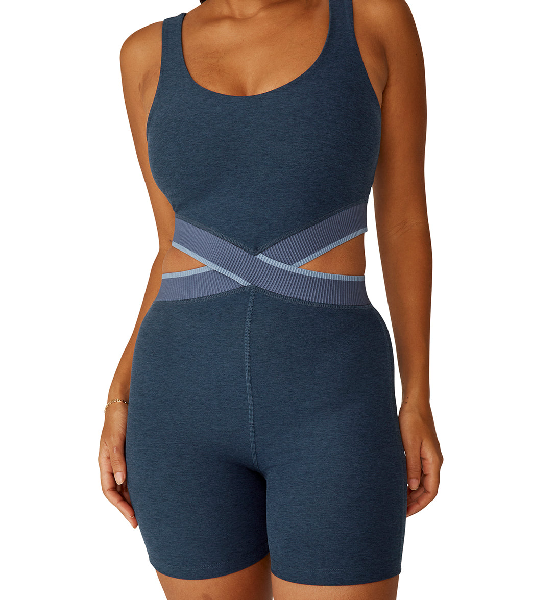 Beyond Yoga Spacedye In The Mix Biker Jumpsuit at EverydayYoga.com