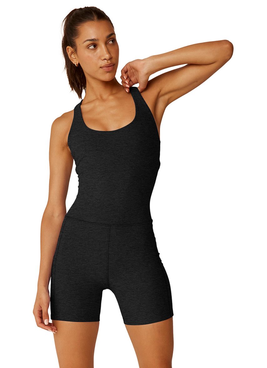 Beyond Yoga Spacedye Get Up And Go Pocket Biker Jumpsuit