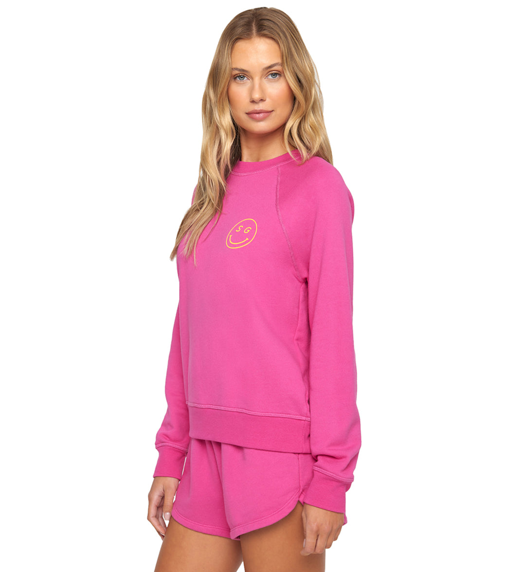 ミュージシャン GODONLYKNOWS SIGNATURE CREW NECK SWEAT Spiritual Gangster SG Smiley Forever Crew Sweatshirt at