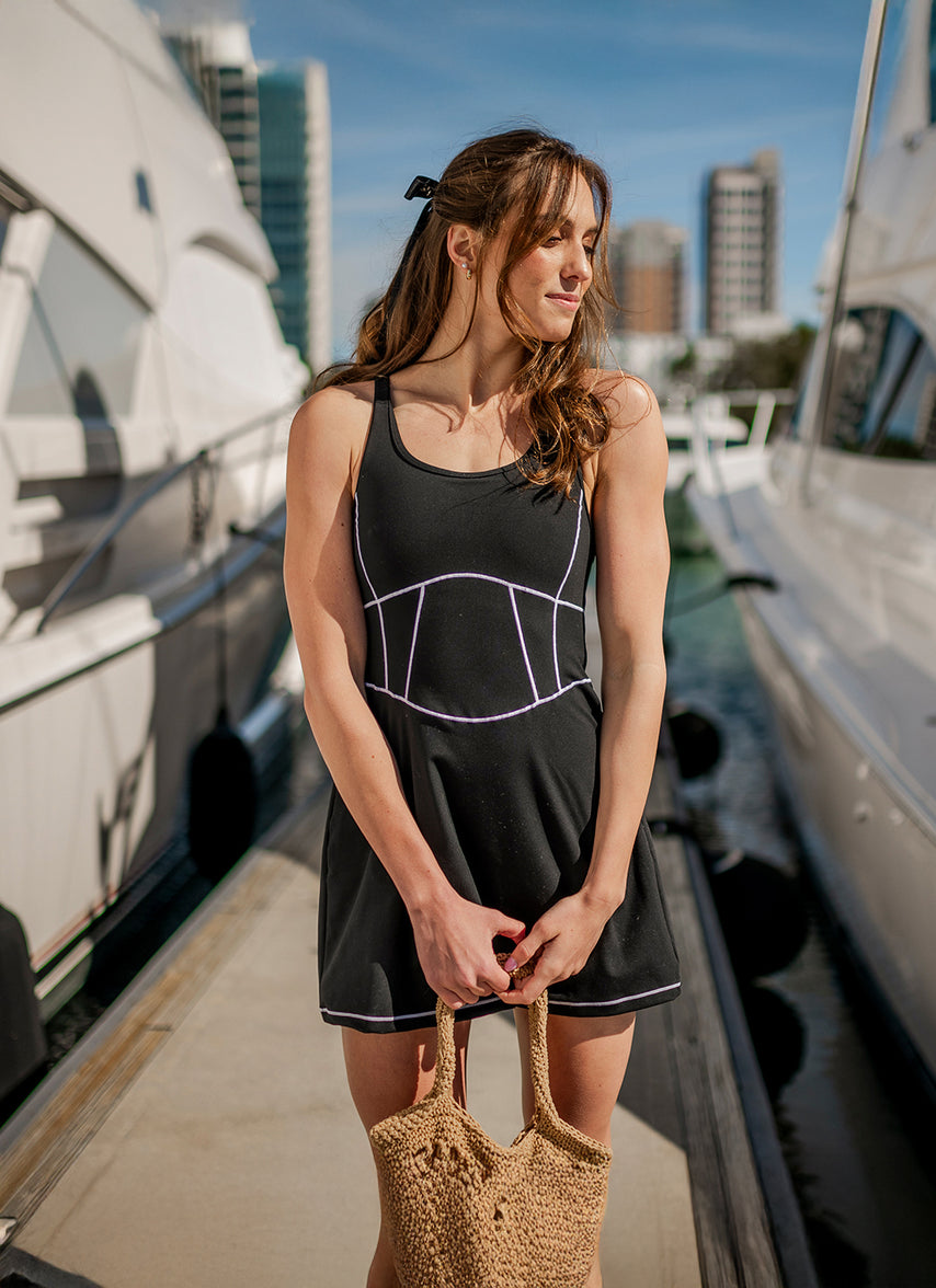 Sporti x Emma Weyant Caviar Harper Corset Active Dress at YogaOutlet.com - Free Shipping EverydayYoga.com Sporti x Emma Weyant Caviar Harper Corset Active Dress at YogaOutlet.com - Free Shipping EverydayYoga.com