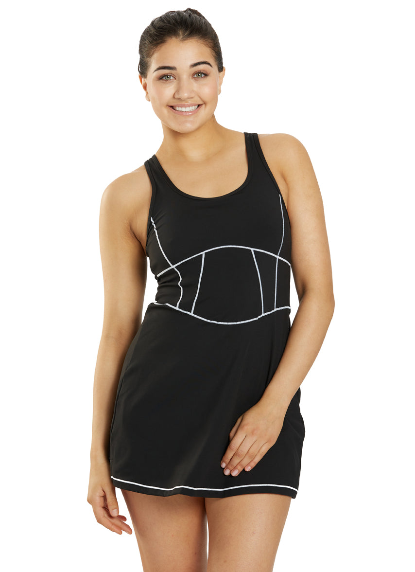 Sporti x Emma Weyant Caviar Harper Corset Active Dress at YogaOutlet.com