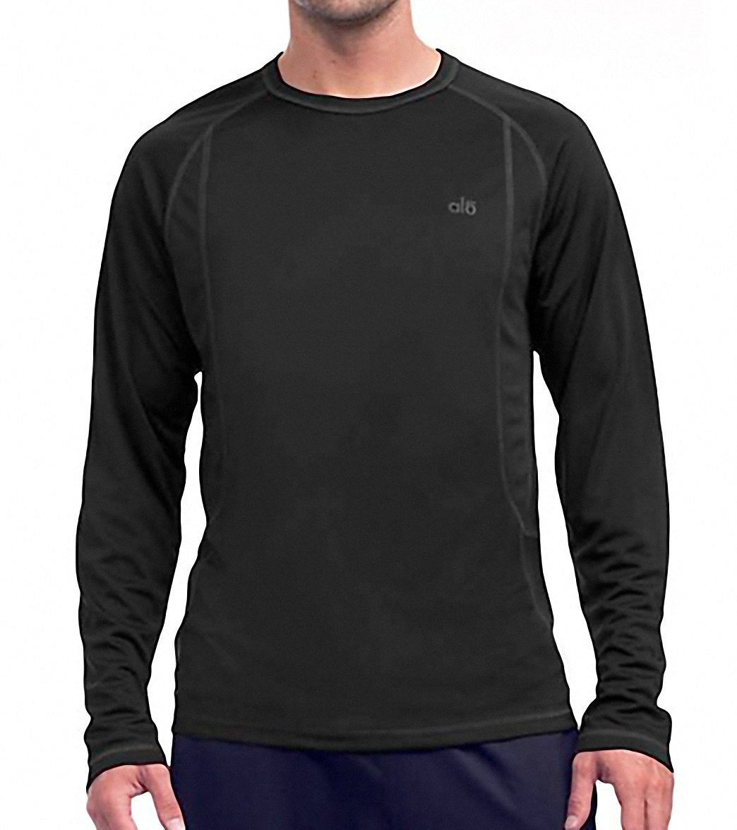 Alo Men's Balance Long Sleeve Yoga Tee at YogaOutlet.com