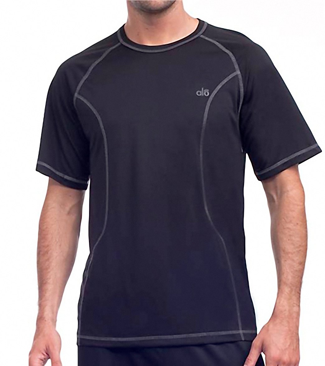 Alo Men's Zen Short Sleeve Yoga Tee at YogaOutlet.com