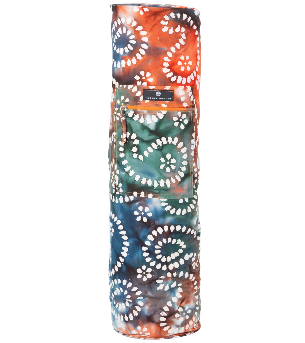 hugger mugger batik yoga mat bag purple rain at Pet Food & Accessories L120-B Free your hands and Size:4L