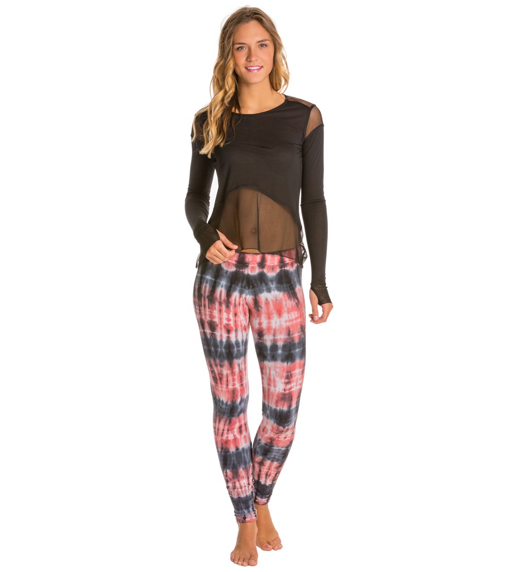 Alo Sheer Panel Long Sleeve Top at YogaOutlet.com – EverydayYoga.com