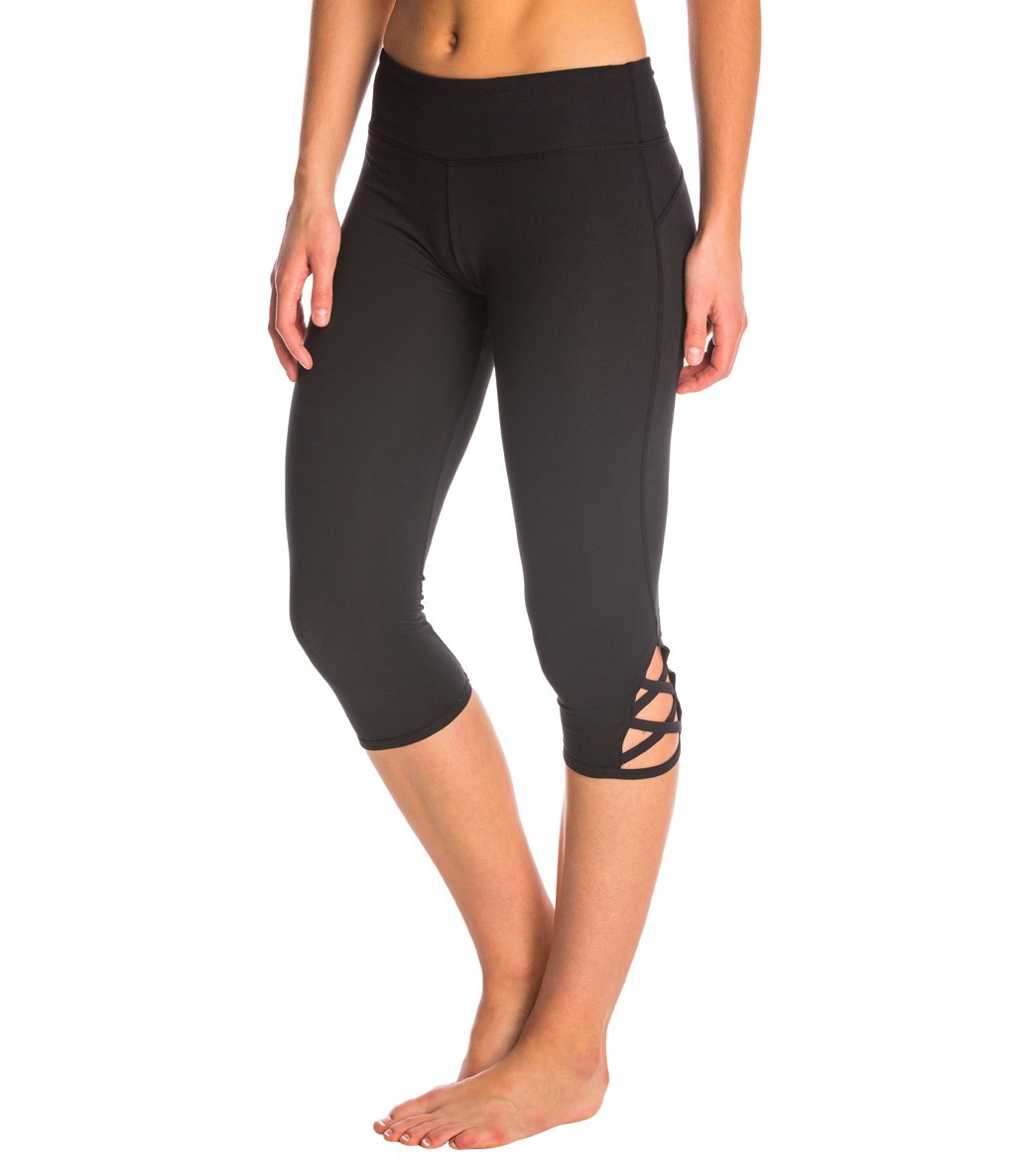Marika Balance Collection Lace Up Yoga Capris at - Main Image