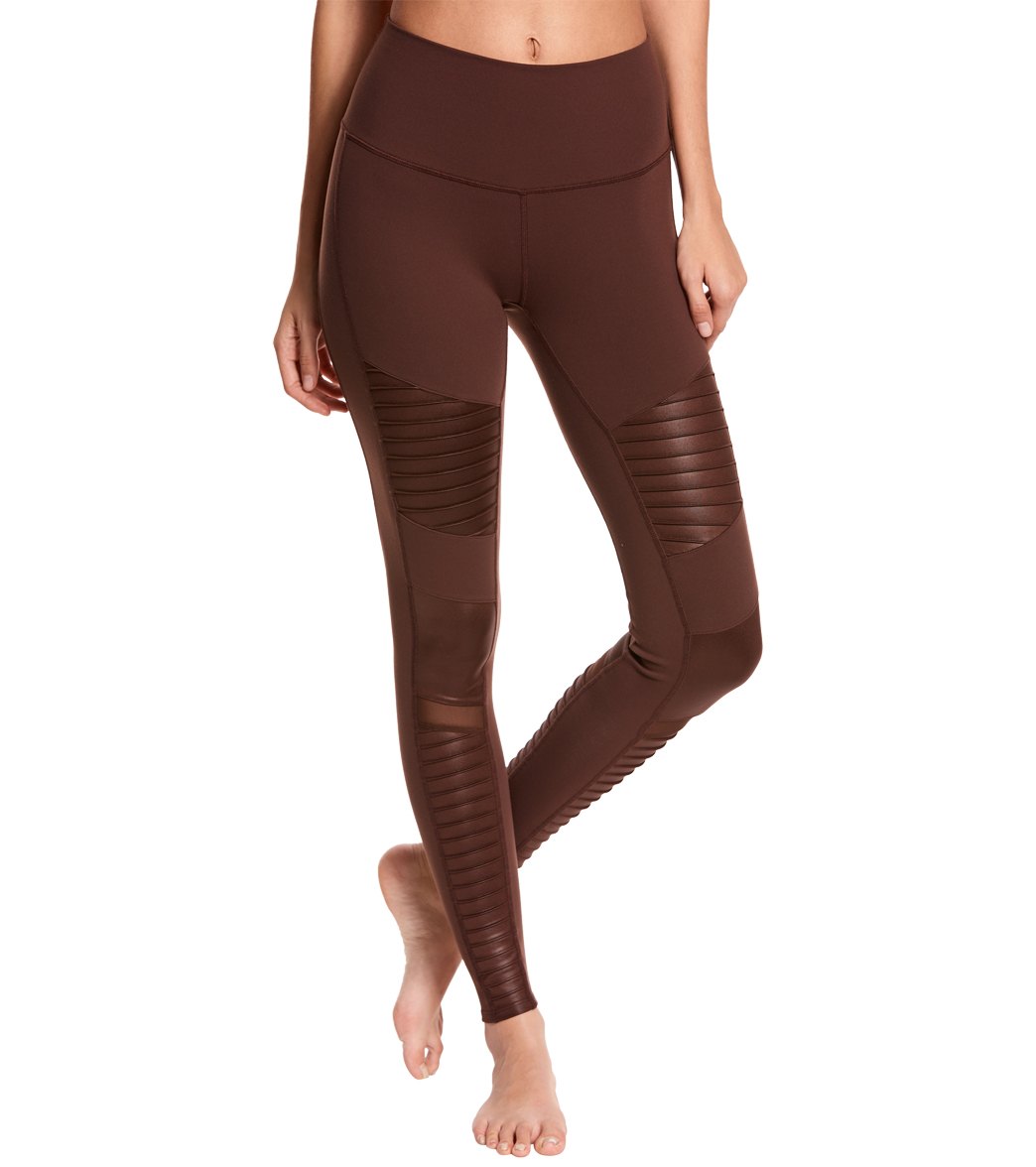 Alo Yoga High Waist Moto Yoga Leggings at YogaOutlet.com - Free Alo Yoga High Waist Moto Yoga Leggings at YogaOutlet.com - Free