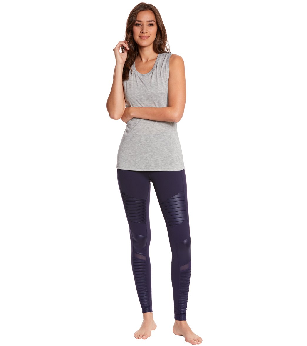 Alo Yoga High Waist Moto Yoga Leggings at YogaOutlet.com - Free