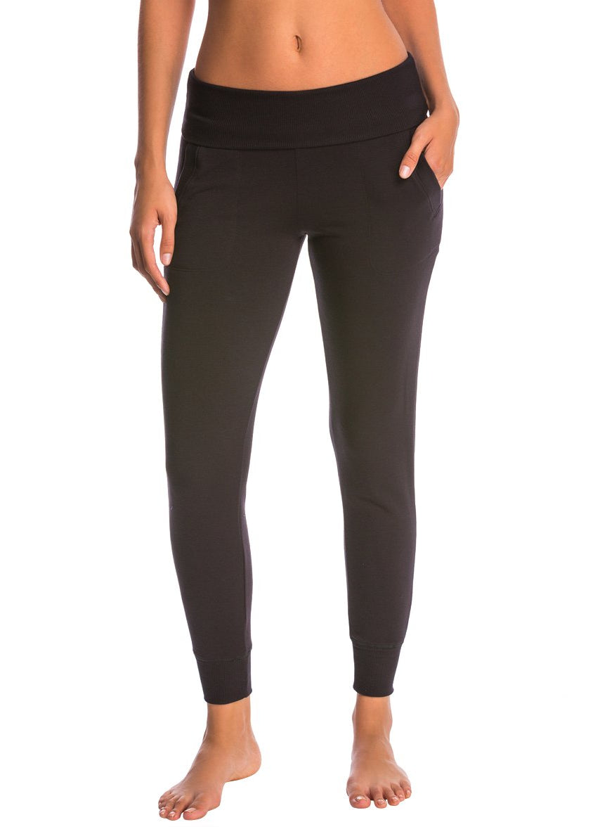 Beyond Yoga Cozy Fleece Foldover Long Sweatpant Joggers