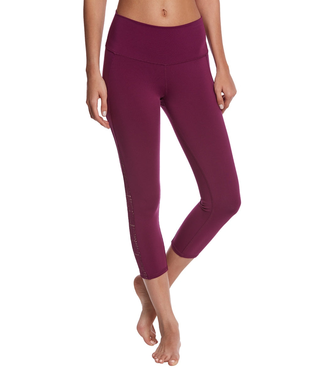 Alo Yoga High Waisted Patina Yoga Capris at YogaOutlet.com - Free