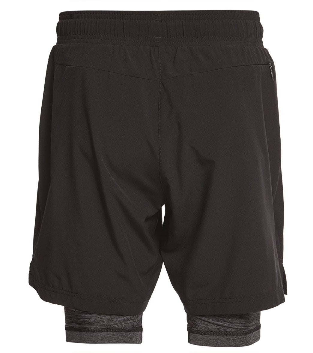 Alo Yoga Men's Unity 2 in 1 Workout Shorts at YogaOutlet.com
