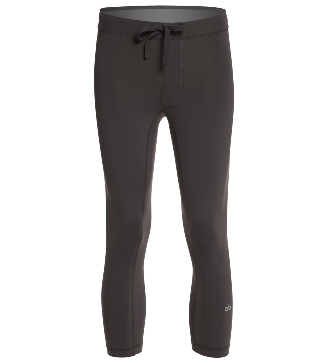 Alo Yoga Men's Warrior Compression Capris at YogaOutlet.com - Free