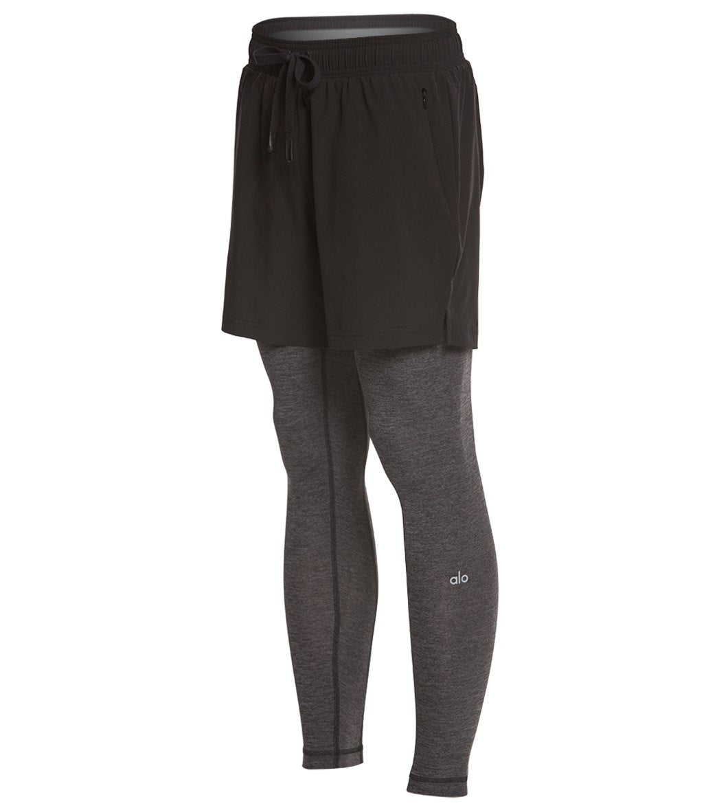 alo yoga タイツ　　　/正規品 Alo Yoga Men's Stability 2 in 1 Workout Tights at YogaOutlet.com