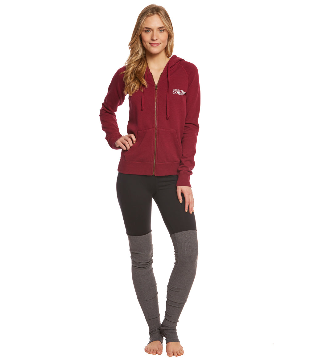 Spiritual Gangster Namaste Stripes Hoodie at - Main Image