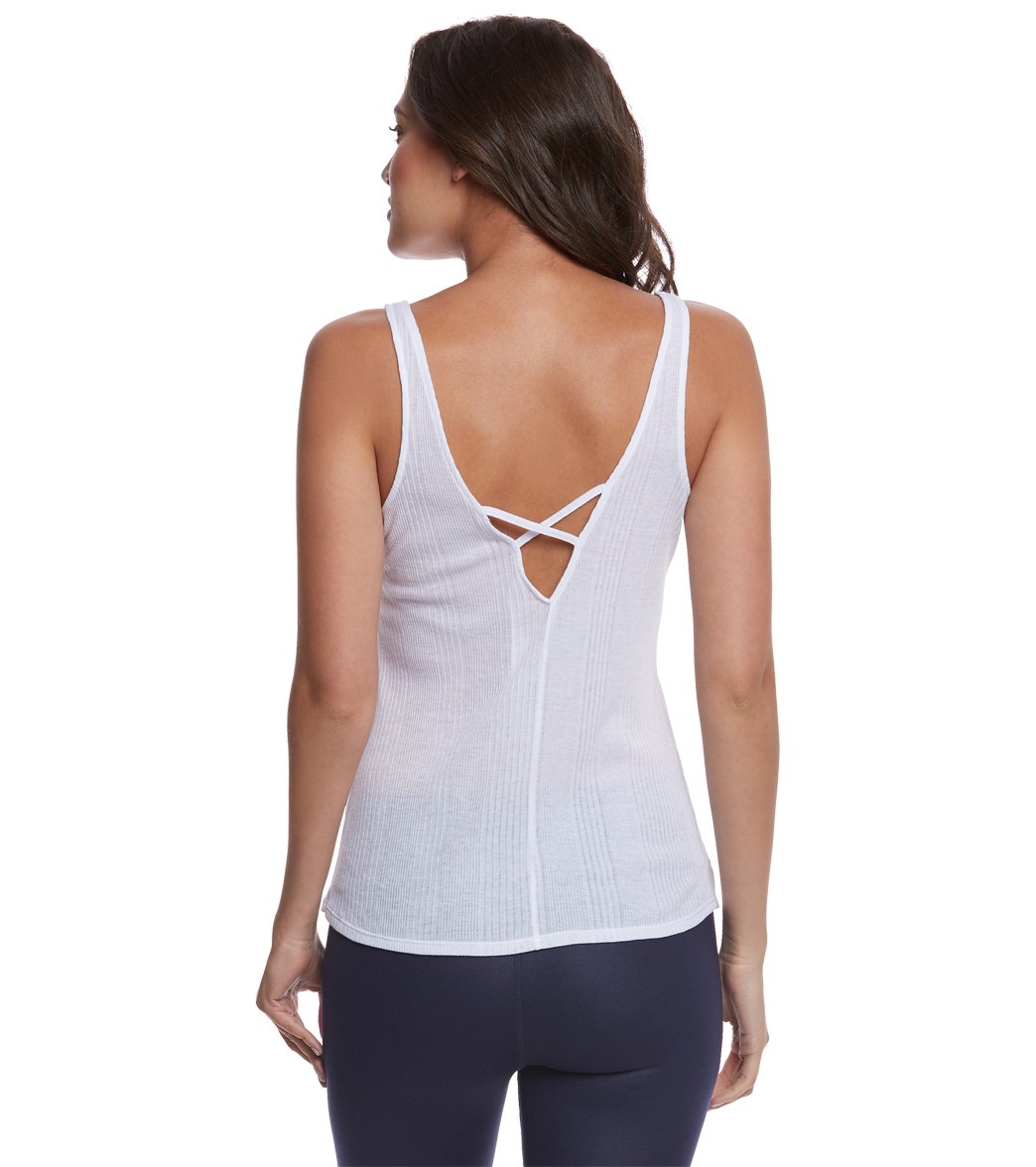 Alo Yoga Interlace Yoga Tank Top at YogaOutlet.com - Free Shipping