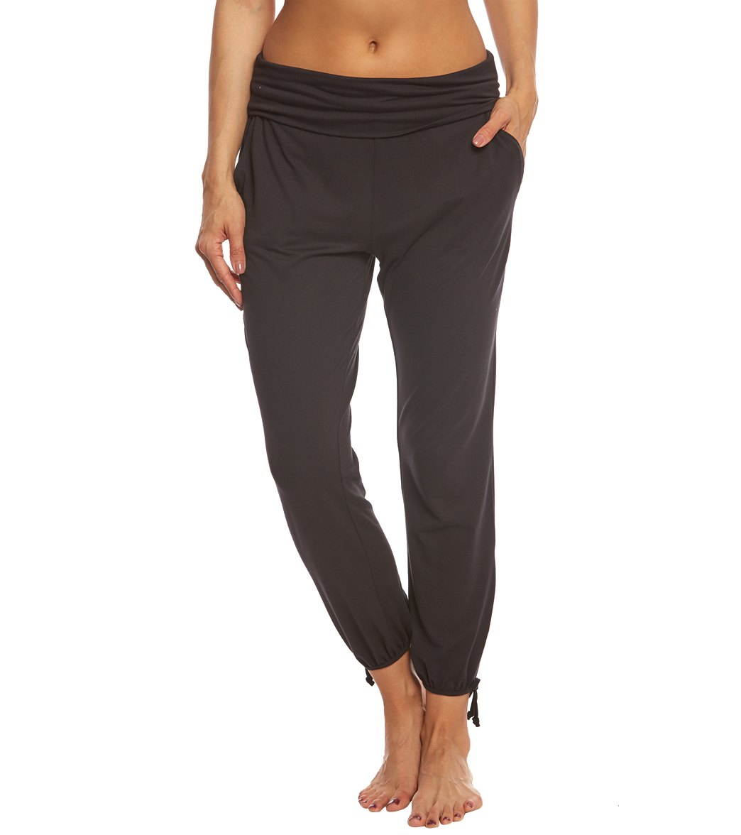 Betsey Johnson Performance Foldover Ankle Tie Joggers at