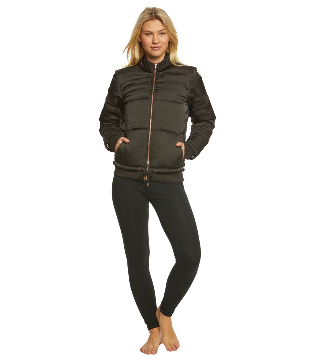 Spiritual Gangster Wild Moon Puffer Jacket at - Main Image