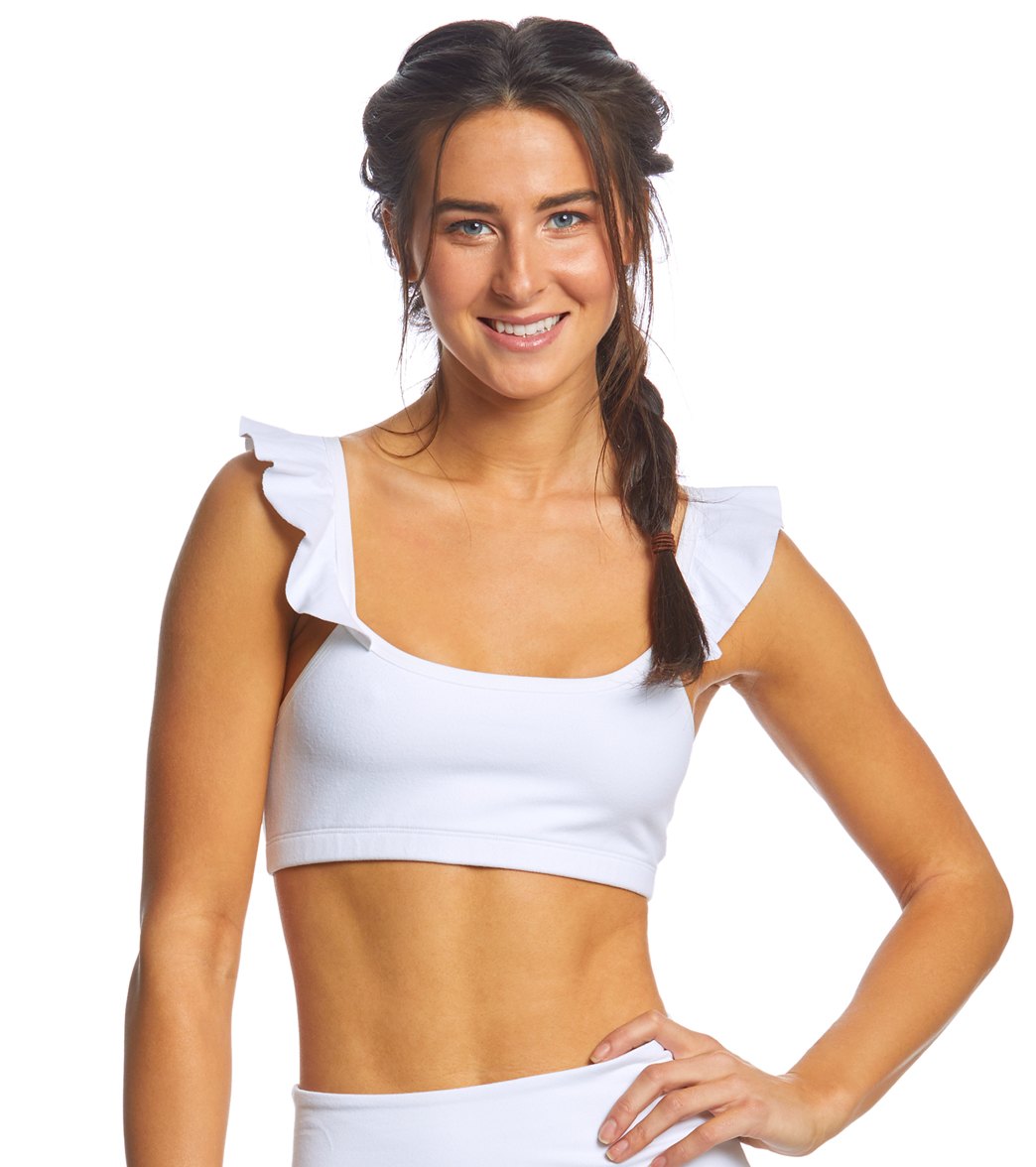 Beyond Yoga Frill Seeker Yoga Sports Bra at - Main Image