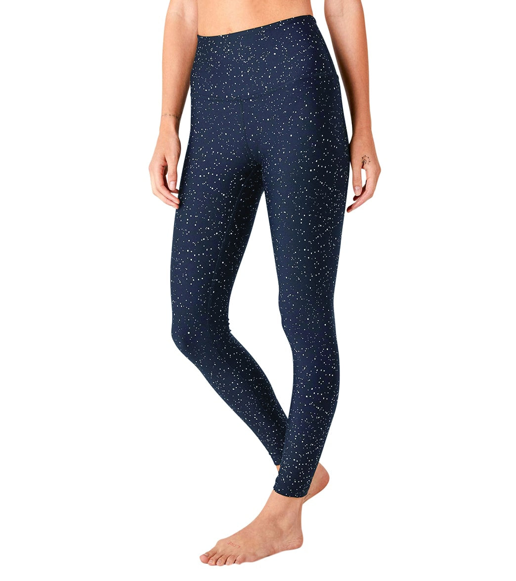 Beyond Yoga Alloy Sparkle High Waisted 7/8 Yoga Leggings at