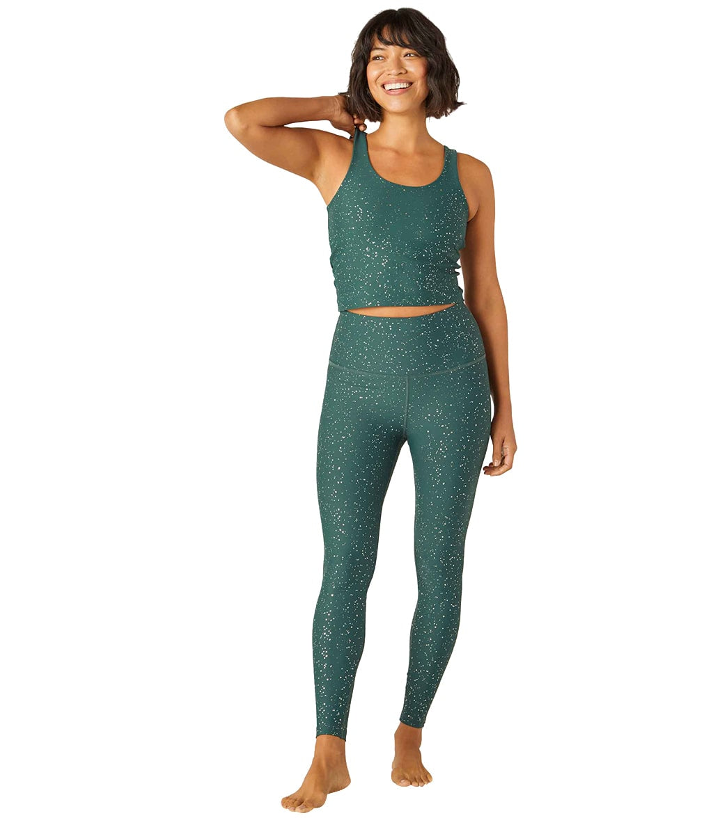 Beyond Yoga Alloy Sparkle High Waisted 7/8 Leggings at
