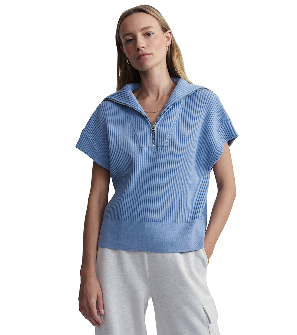 リリー Varley Rory Half Zip Knit at EverydayYoga.com - Free Shipping