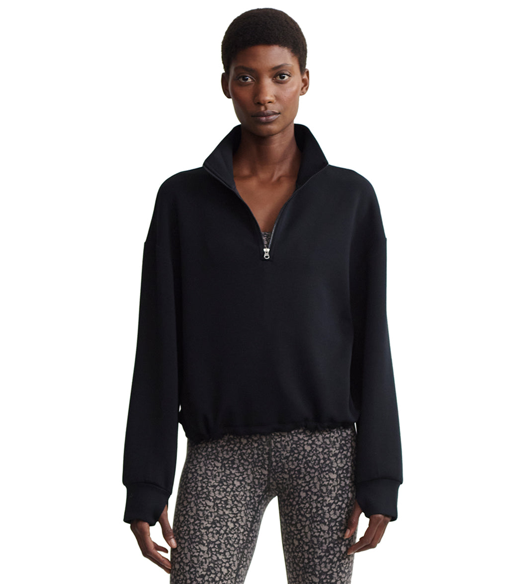 ミィ Varley Sian Cropped Half Zip Midlayer Pullover at YogaOutlet.com