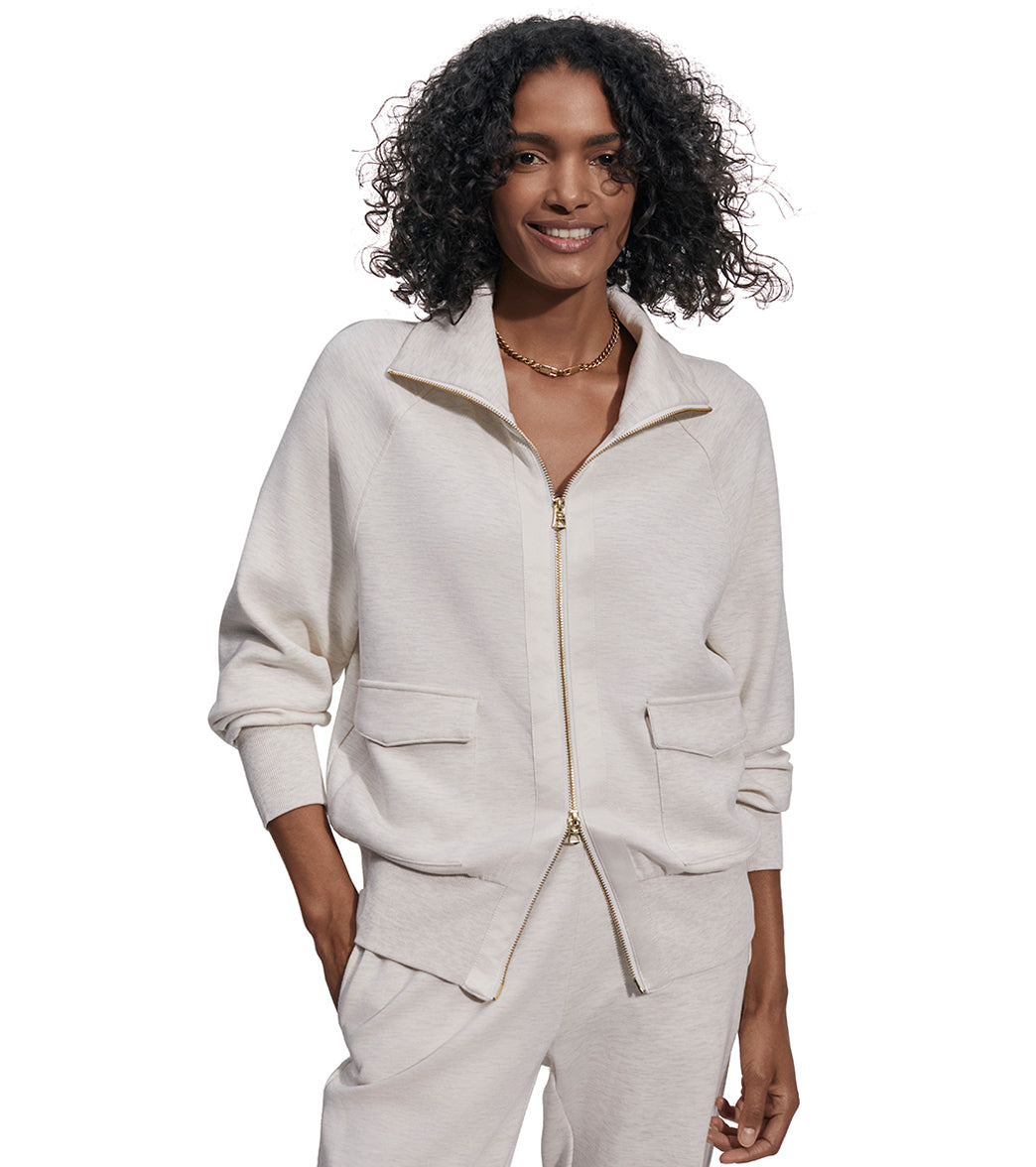 バーバリー☆トレーナー Varley Roxbury Zip Through Sweater at YogaOutlet.com - Free