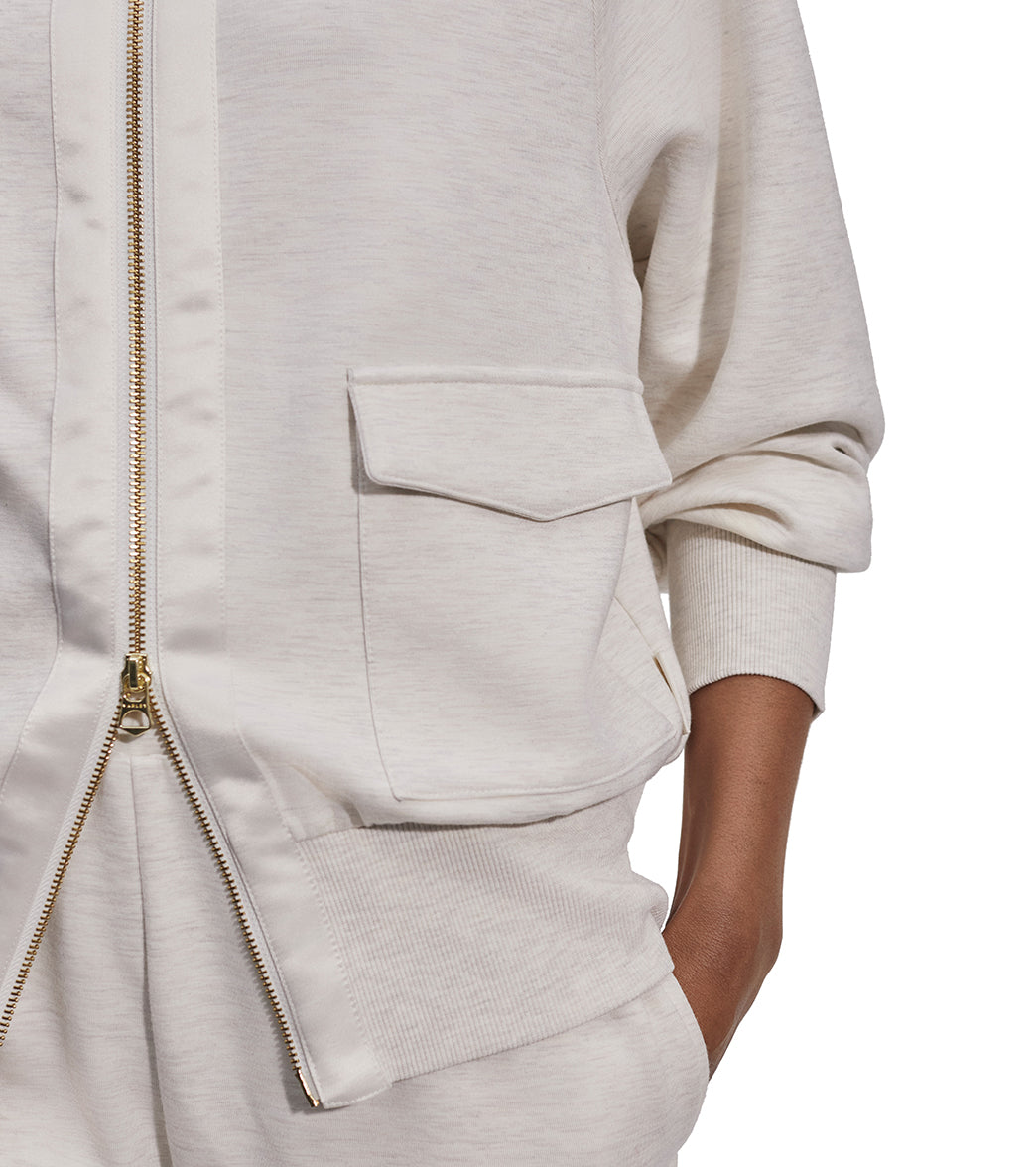 Varley Roxbury Zip Through Sweater at YogaOutlet.com - Free