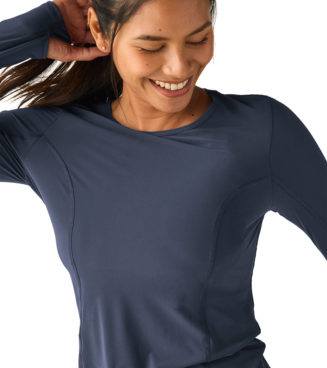Beyond Yoga Powerbeyond Lite Airshield Long Sleeve Top at