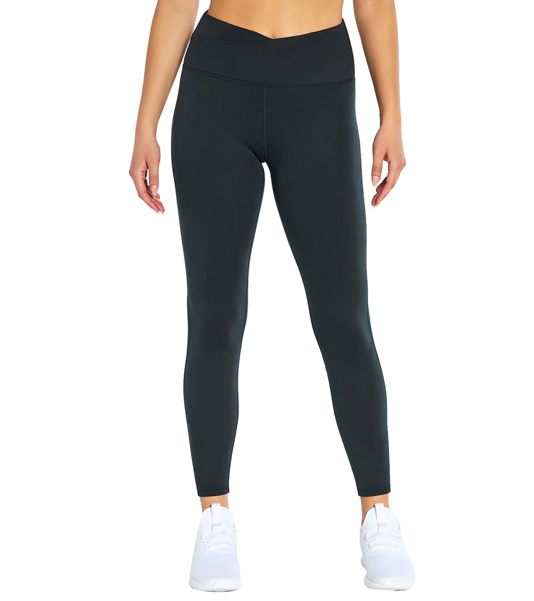 Marika Lotus Zen Crossover Long Legging at EverydayYoga.com - Free