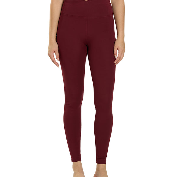 Marika Lotus Zen Crossover Long Legging at EverydayYoga.com - Free