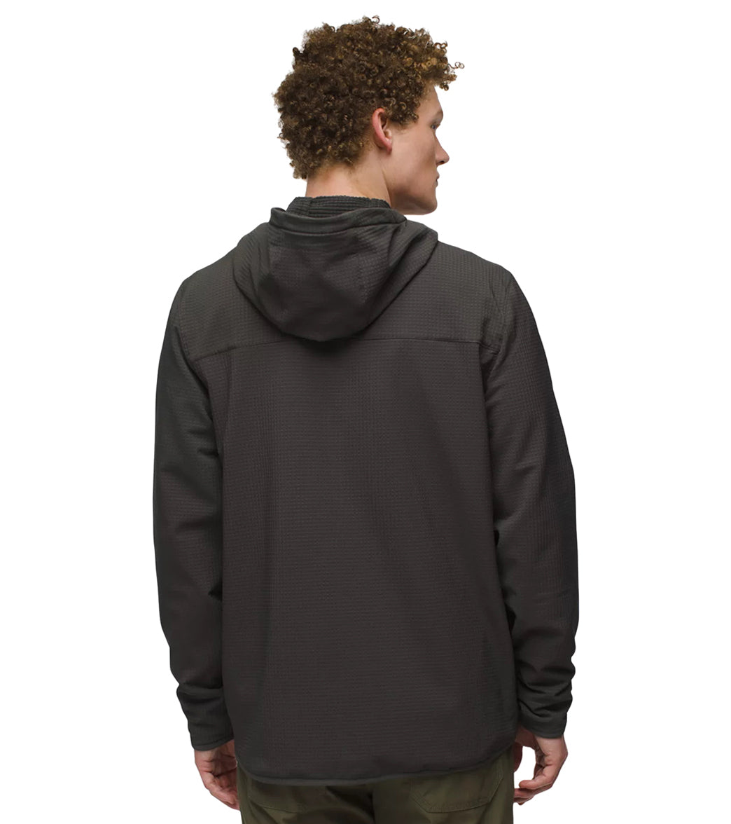prAna Gridlocked Fleece FZ Hoodie at EverydayYoga.com - Free Shipping