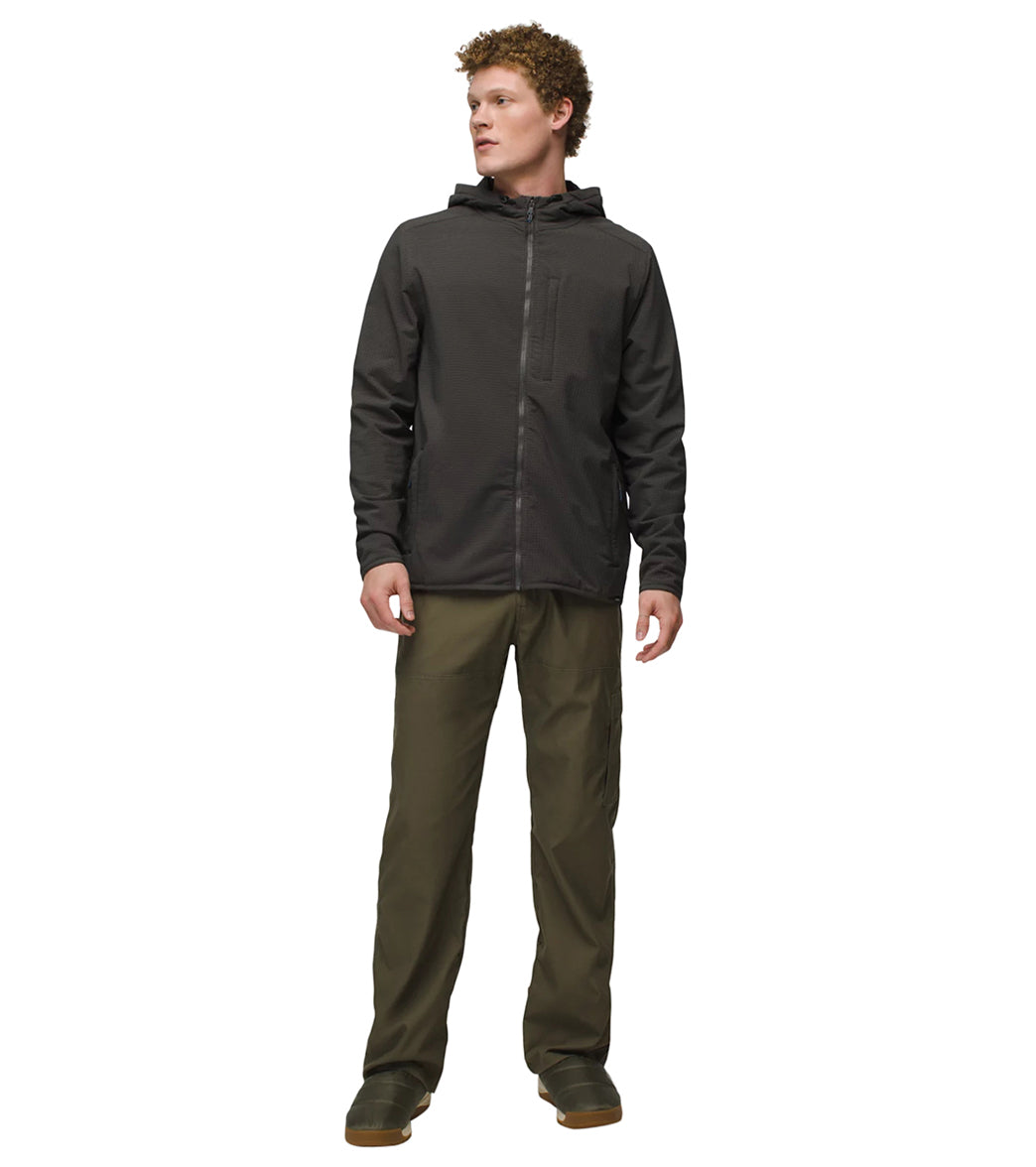 prAna Gridlocked Fleece FZ Hoodie at EverydayYoga.com - Free Shipping