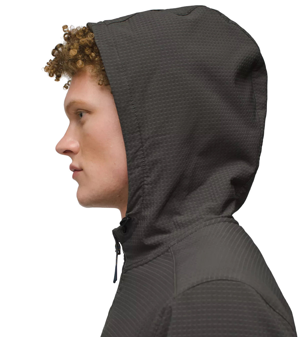 prAna Gridlocked Fleece FZ Hoodie at EverydayYoga.com - Free Shipping