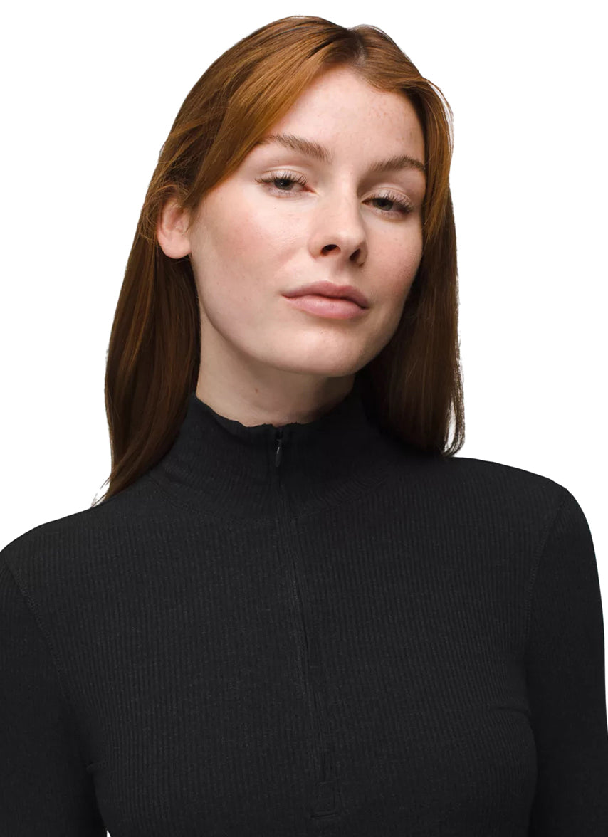 prAna Foundation Rib Long Sleeve Dress