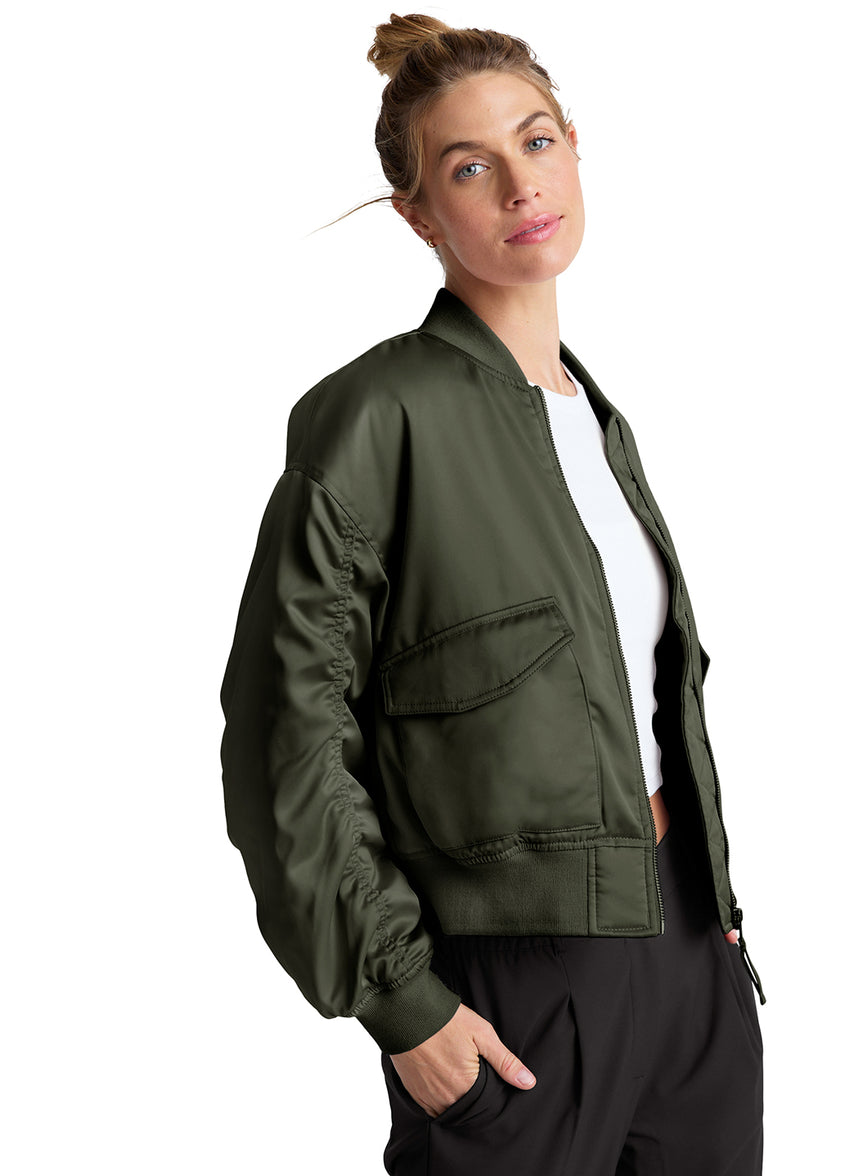 Beyond Yoga Melrose Bomber Jacket at EverydayYoga.com - Free Shipping