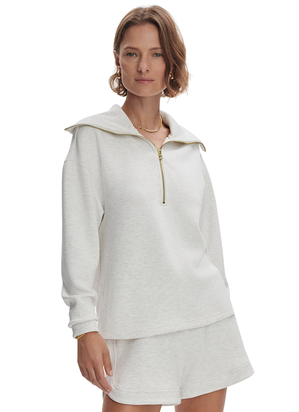 Varley Larson Half Zip Sweatshirt at EverydayYoga.com - Free Shipping