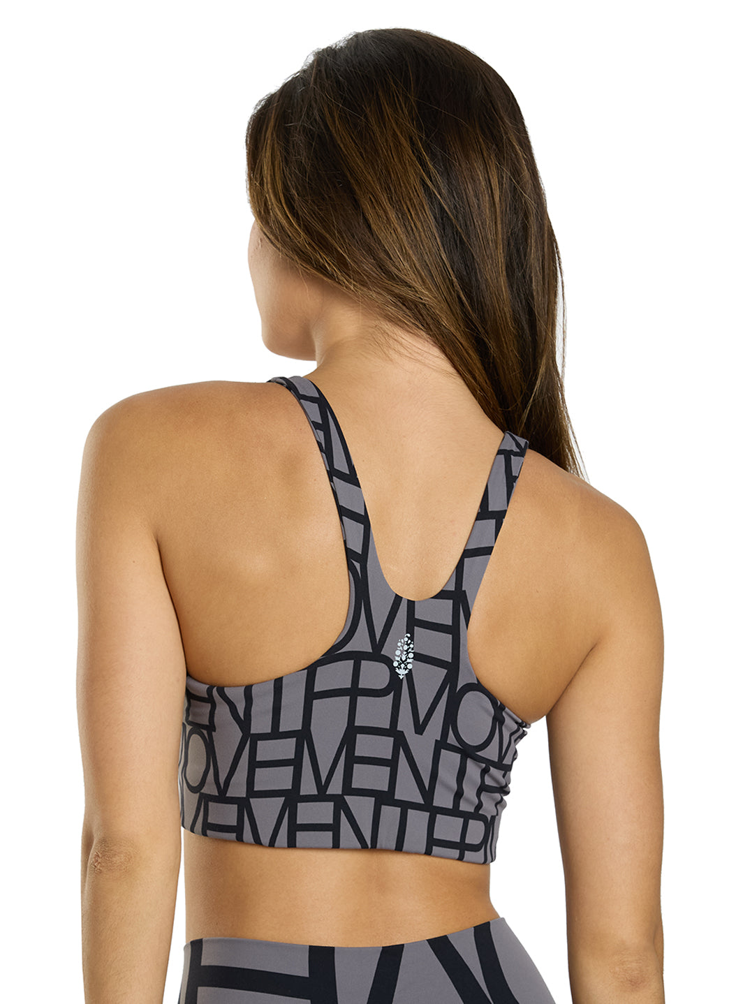 FP Movement Never Better Logo Square Neck Sports Bra at YogaOutlet