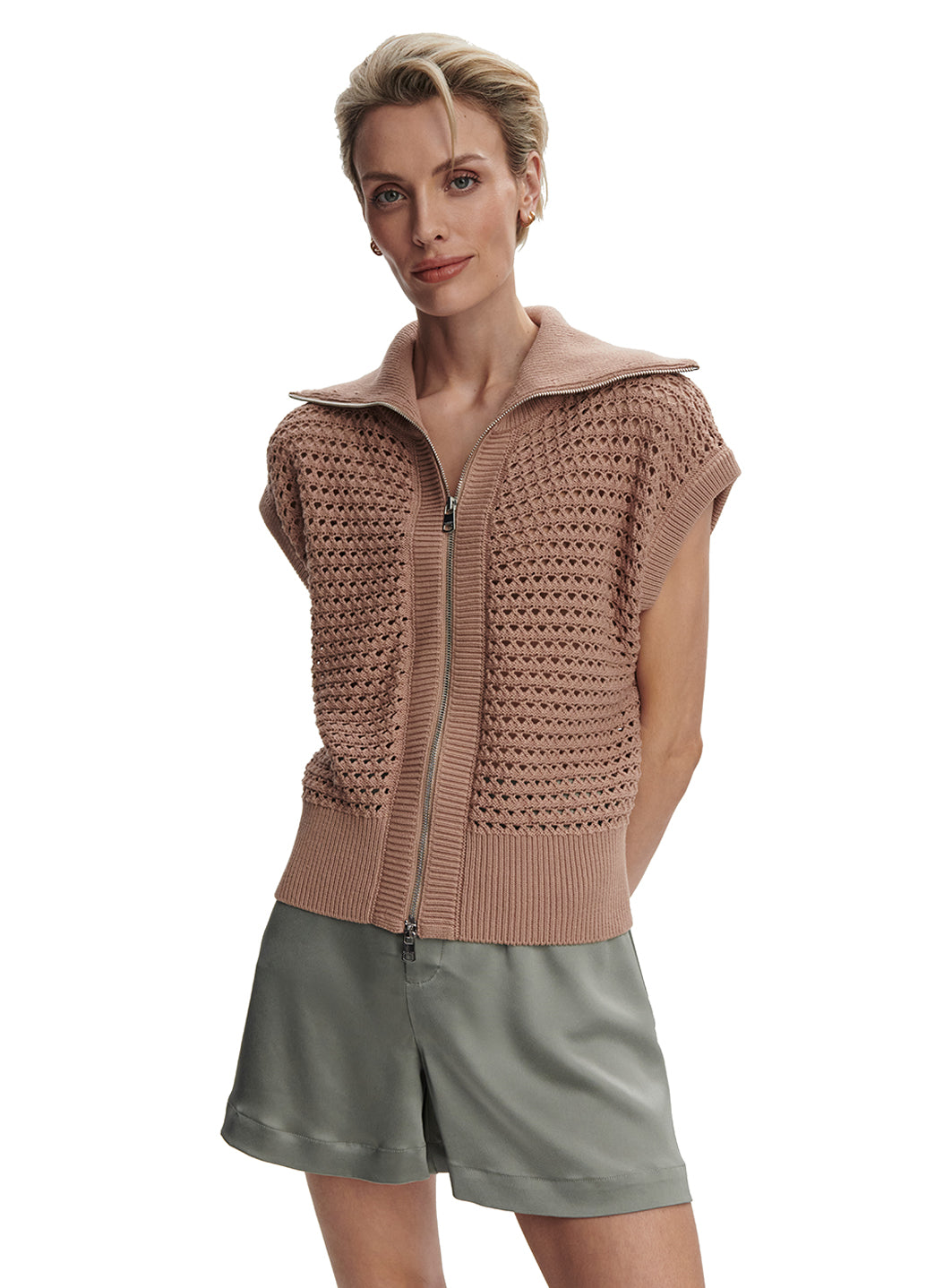 Varley Liliana Knit Gilet at EverydayYoga.com - Free Shipping