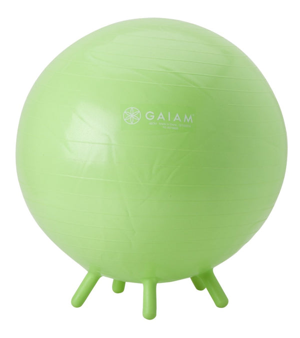 Gaiam Kids Stay-N-Play Stability Ball Lime