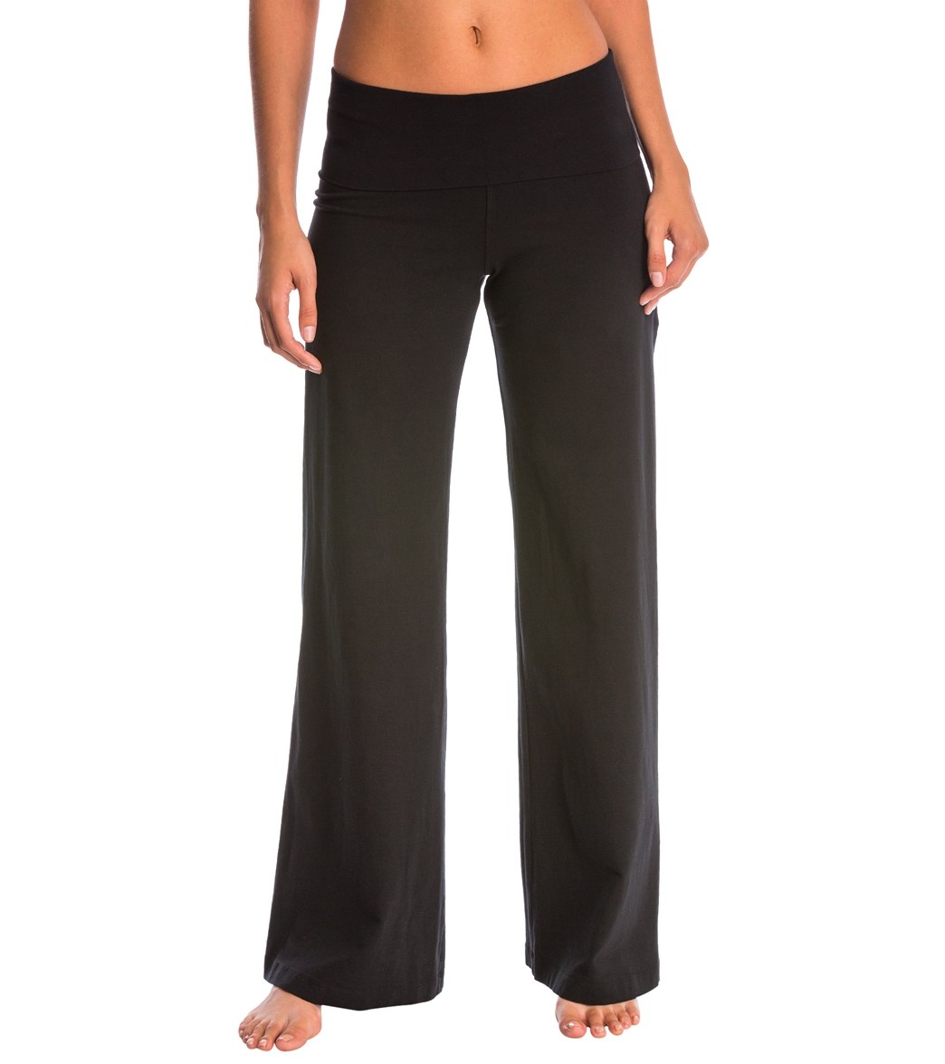 Hard Tail Contour Rolldown Wide Leg Yoga Pants at YogaOutlet.com - Free  Shipping –