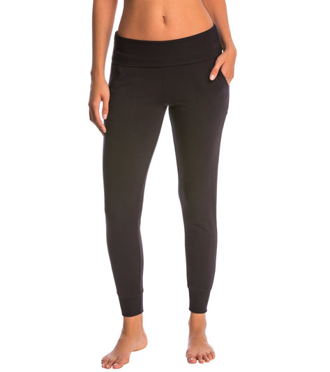 Beyond Yoga Cozy Fleece Foldover Long Sweatpant Joggers at