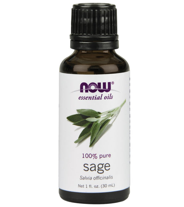 NOW 100% Pure Sage Oil 1 oz
