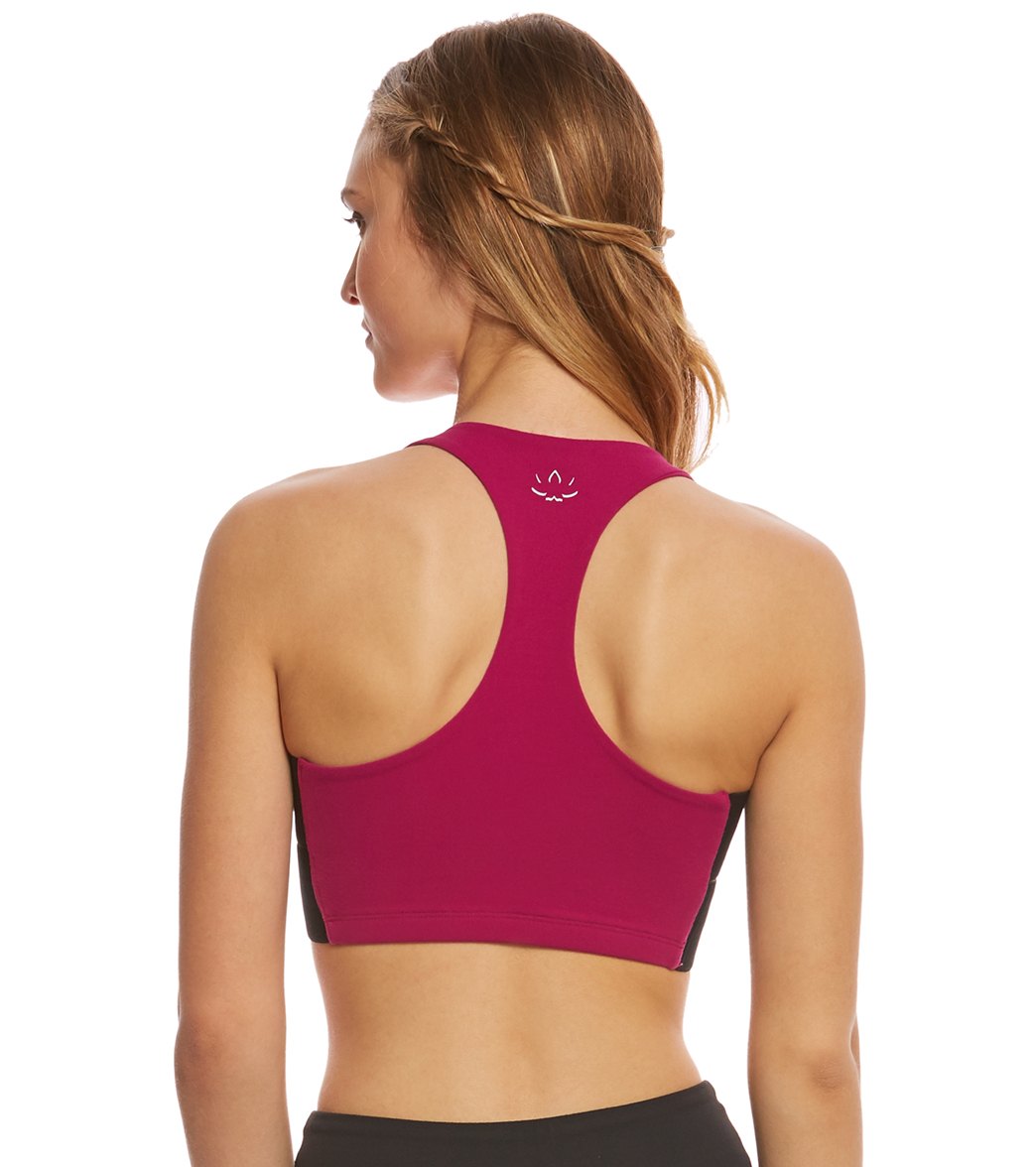 Beyond Yoga Wide Band Stacked Yoga Sports Bra at  - Free  Shipping